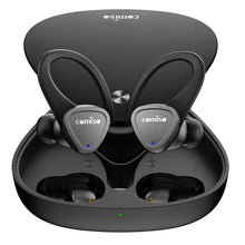 Load image into Gallery viewer, comiso E8 True Wireless Earbuds, Bluetooth Headphones with Punchy Bass, Built in ENC &amp; Active EQ, Touch Control, 70H Playtime, Bluetooth V5.3, Ear Buds Wireless Bluetooth Earbuds with Hooks - Black

