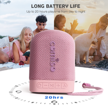 Load image into Gallery viewer, comiso IPX7 Waterproof Bluetooth Speakers, Portable Wireless Speakers with Rich Bass HD Sound, Small Compact Floating Speaker with 20H Playtime for Beach, Pool, Shower, Outdoor Travel