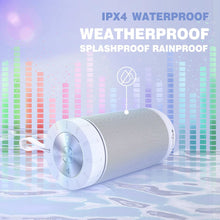 Load image into Gallery viewer, comiso X26 Bluetooth Speaker, IPX4 Waterproof Speakers 360° HD Surround Sound with Punchy Bass, Wireless Dual Pairing, 24H Playtime, Portable Speaker for Shower, Home, Outdoor, Camping, Beach-White