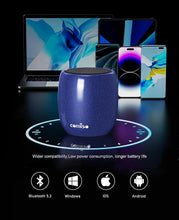 Load image into Gallery viewer, Small Speaker, Bluetooth Speaker with 360°HD Stereo Sound and Robust Bass, Mini Speaker with Built-in Mic, Hands-Free Call, Portable Speaker for Hiking, Biking, Car, or Trip, Ideal Gift for Men, Women