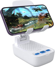 Load image into Gallery viewer, comiso Gifts for Men Women, from Wife,Cell Phone Stand with Wireless Bluetooth Speaker, Punchy Bass & HD Stereo Sound Speaker for Home & Outdoors Compatible with iPhone/ipad/Samsung-White