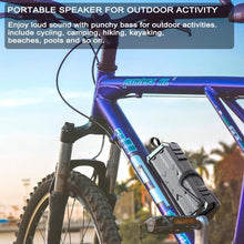 Load image into Gallery viewer, COMISO Bluetooth Speaker, Portable Speaker V5.3 with 20W Loud Stereo Sound, IPX7 Waterproof Speaker with Deep Bass, 24-Hour Playtime,Rugged Metal,Compact, Wireless Speaker For Outdoor/Home/Travel/Gift