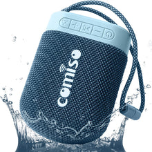 Load image into Gallery viewer, comiso IPX7 Waterproof Bluetooth Speakers, Portable Wireless Speakers with Rich Bass HD Sound, Small Compact Floating Speaker with 20H Playtime for Beach, Pool, Shower, Outdoor Travel