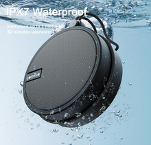 Load image into Gallery viewer, comiso C12 IPX7 Waterproof Shower Speaker, Portable Small Bluetooth Speaker Support TF Card, Bluetooth Speaker with Loud HD Sound and Robust Bass for Hiking/Camping/Kayak/Canoe/Beach/Gift