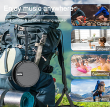 Load image into Gallery viewer, comiso C12 IPX7 Waterproof Shower Speaker, Portable Small Bluetooth Speaker Support TF Card, Bluetooth Speaker with Loud HD Sound and Robust Bass for Hiking/Camping/Kayak/Canoe/Beach/Gift