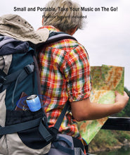 Load image into Gallery viewer, Small Bluetooth Speaker, Mini Speaker with Robust Bass and Stereo Sound, Wireless Speaker with Built-in Mic, Hands-Free Call, Portable Speaker for Hiking, Biking, Car or Trip, Ideal Gift for Men,Women