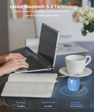 Load image into Gallery viewer, Small Bluetooth Speaker, Mini Speaker with Robust Bass and Stereo Sound, Wireless Speaker with Built-in Mic, Hands-Free Call, Portable Speaker for Hiking, Biking, Car or Trip, Ideal Gift for Men,Women