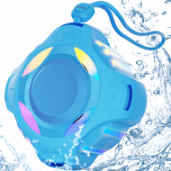 Waterproof Bluetooth Speaker IPX7, Shower Speaker with Multi-Color Light,Floating, Loud HD Stereo Sound, Robust Bass, Wireless Speaker with 24H Playtime for Beach Pool Biking Trip, Gifts for Men,Women（blue）