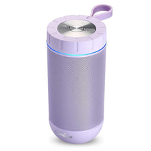 Load image into Gallery viewer, COMISO Waterproof Bluetooth Speakers Outdoor Wireless Portable Speaker with 24 Hours Playtime Superior Sound for Camping, Beach, Sports, Pool Party, Shower (Purple)
