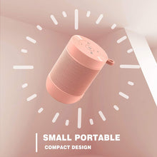 Load image into Gallery viewer, Portable Bluetooth Speaker, COMISO Bluetooth Wireless Mini Pocket Speaker, 360 HD Surround Sound & Rich Stereo Bass, 12H Playtime, IPX5 Waterproof for Travel, Outdoors, Home and Party (Pink)