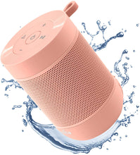 Load image into Gallery viewer, Portable Bluetooth Speaker, COMISO Bluetooth Wireless Mini Pocket Speaker, 360 HD Surround Sound & Rich Stereo Bass, 12H Playtime, IPX5 Waterproof for Travel, Outdoors, Home and Party (Pink)