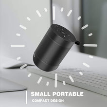 Load image into Gallery viewer, Portable Bluetooth Speaker, COMISO Bluetooth Wireless Mini Pocket Speaker, 360 HD Surround Sound & Rich Stereo Bass, 12H Playtime, IPX5 Waterproof for Travel, Outdoors, Home and Party (Black)