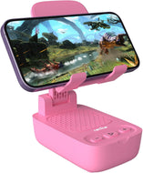 Gifts for Men Women, from Wife,Cell Phone Stand with Wireless Bluetooth Speaker, Punchy Bass & HD Stereo Sound Speaker for Home & Outdoors Compatible with iPhone/ipad/Samsung-Pink