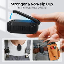 Load image into Gallery viewer, Wearable Bluetooth Speaker,IPX7 Waterproof Outdoor Speakers,Clip-On Wireless Small Portable Speaker with Bluetooth 6.0,TWS,Hands-Free Calls for Work,Golf,Camping
