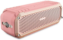 Load image into Gallery viewer, COMISO Bluetooth Speakers with Lights, Loud Dual Driver Wireless Bluetooth Speaker with HD Audio and Enhanced Bass, Wireless Stereo, Built in Mic, Aux Input, Long-Lasting Battery Life (Pink)
