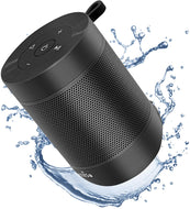 Portable Bluetooth Speaker, COMISO Bluetooth Wireless Mini Pocket Speaker, 360 HD Surround Sound & Rich Stereo Bass, 12H Playtime, IPX5 Waterproof for Travel, Outdoors, Home and Party (Black)